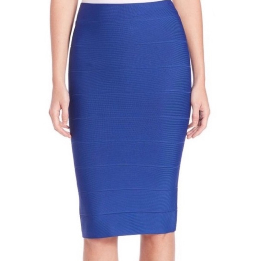 BCBGMAXAZRIA - Leger Skirt - Blue Saphire - Small
